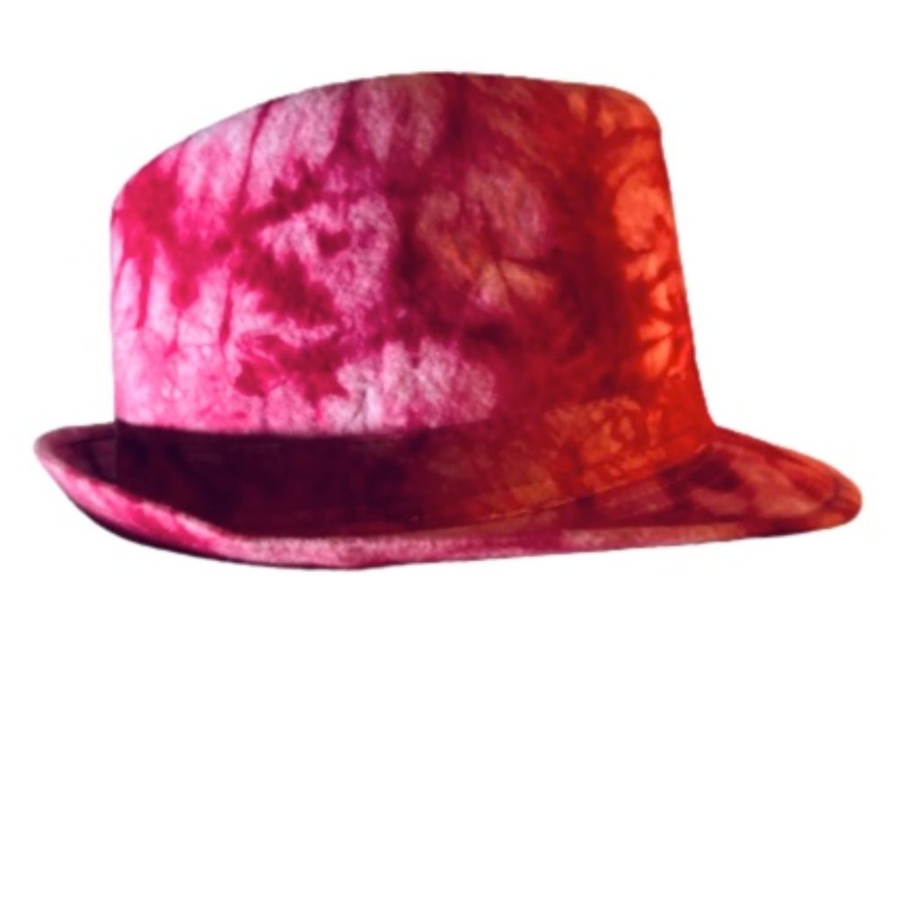 NWOT Nordstrom Tarnish Pink Tie-Dye Fedora Hat